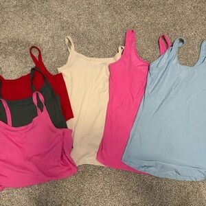 No Boundaries Women's Camisoles in Pink, Red, Cream, Green, and Blue
